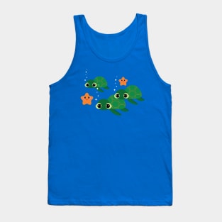 Sea Turtles and Friends Tank Top